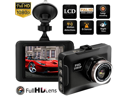 Car Dash Cam Camera Full HD 1080P