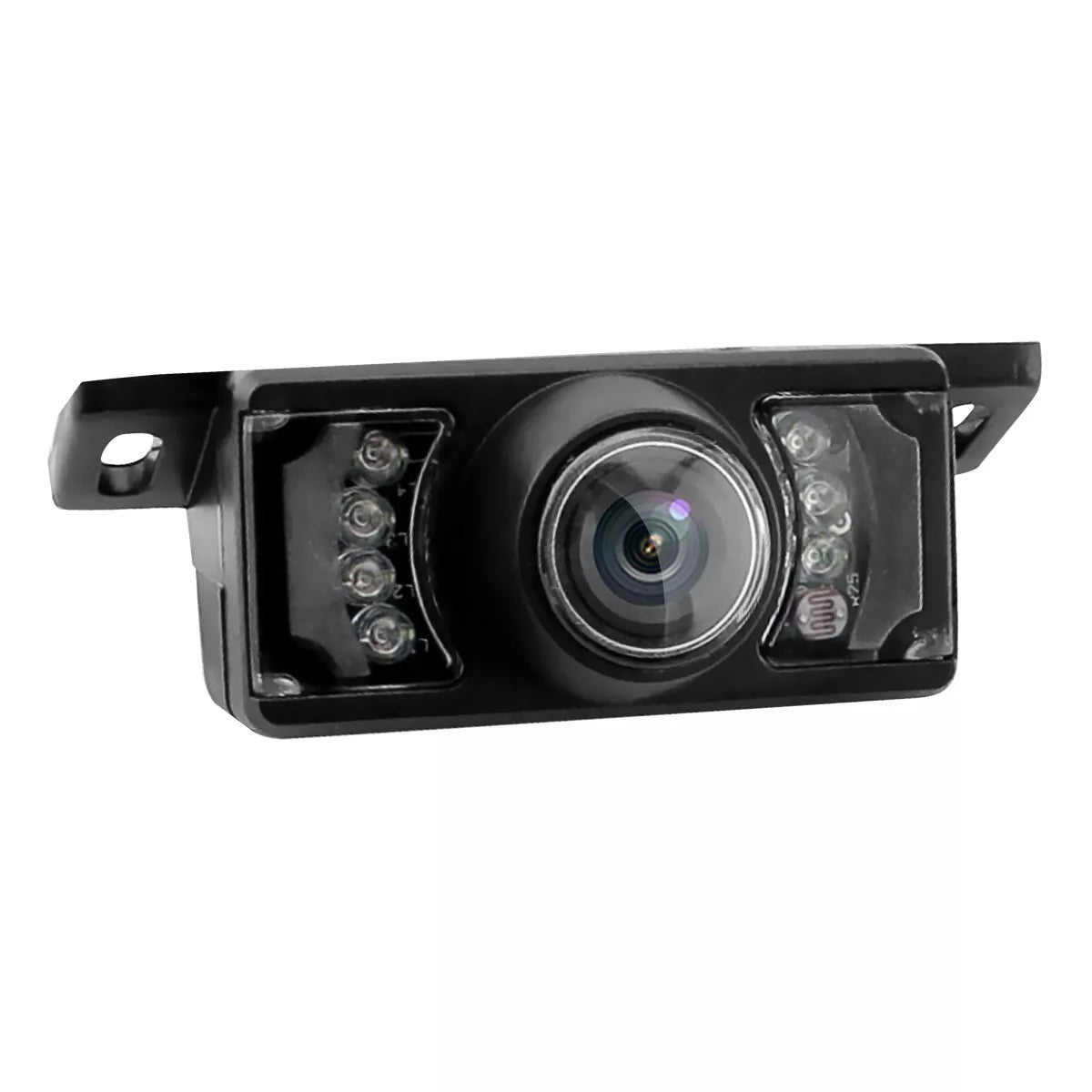 Car reversing camera waterproof mounted on SUV rear for parking assistance
