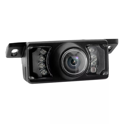 Car reversing camera waterproof mounted on SUV rear for parking assistance