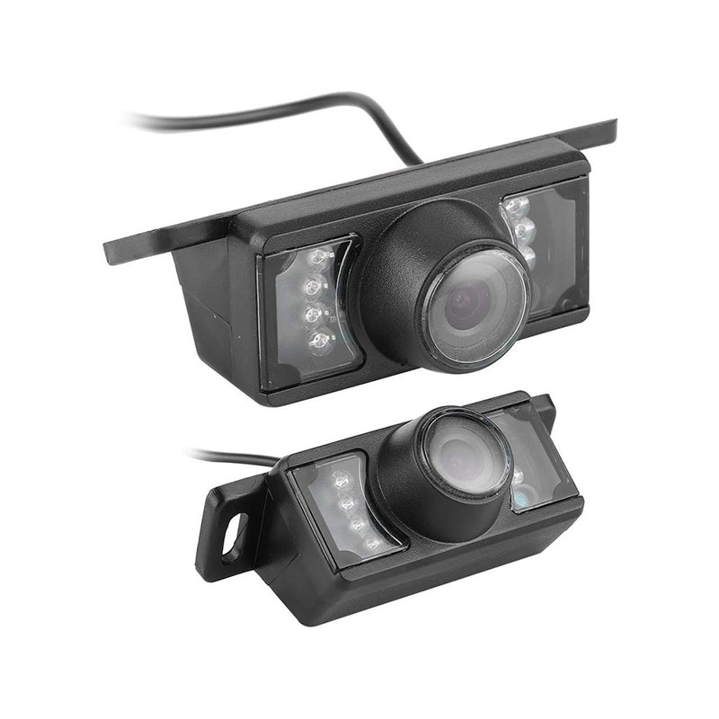 Car reversing camera waterproof black front view showing compact design