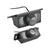 Car reversing camera waterproof black front view showing compact design