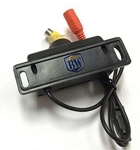 Car reversing camera waterproof mounted on SUV rear for parking assistance