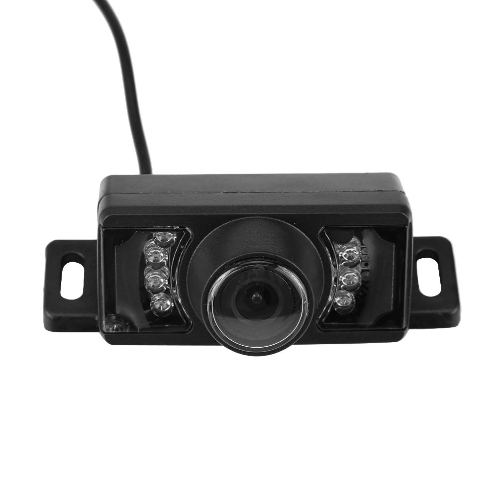 Car reversing camera waterproof mounted on SUV rear for parking assistance