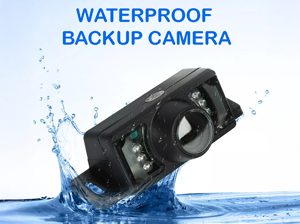 Close up of car reversing camera waterproof lens with 170 degree angle