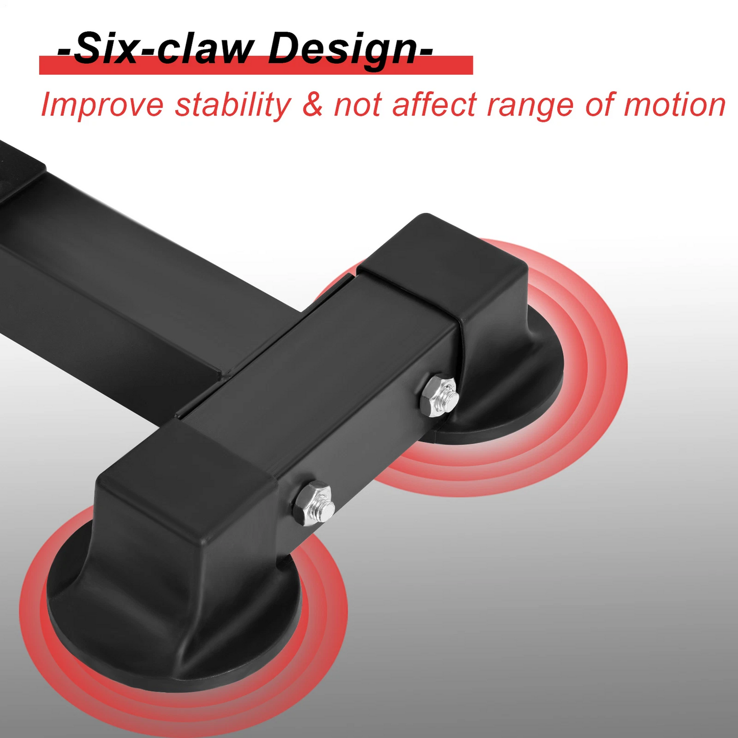 Adjustable squat rack stand with installation tool included