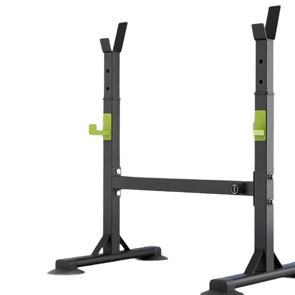 Adjustable squat rack stand with installation tool included
