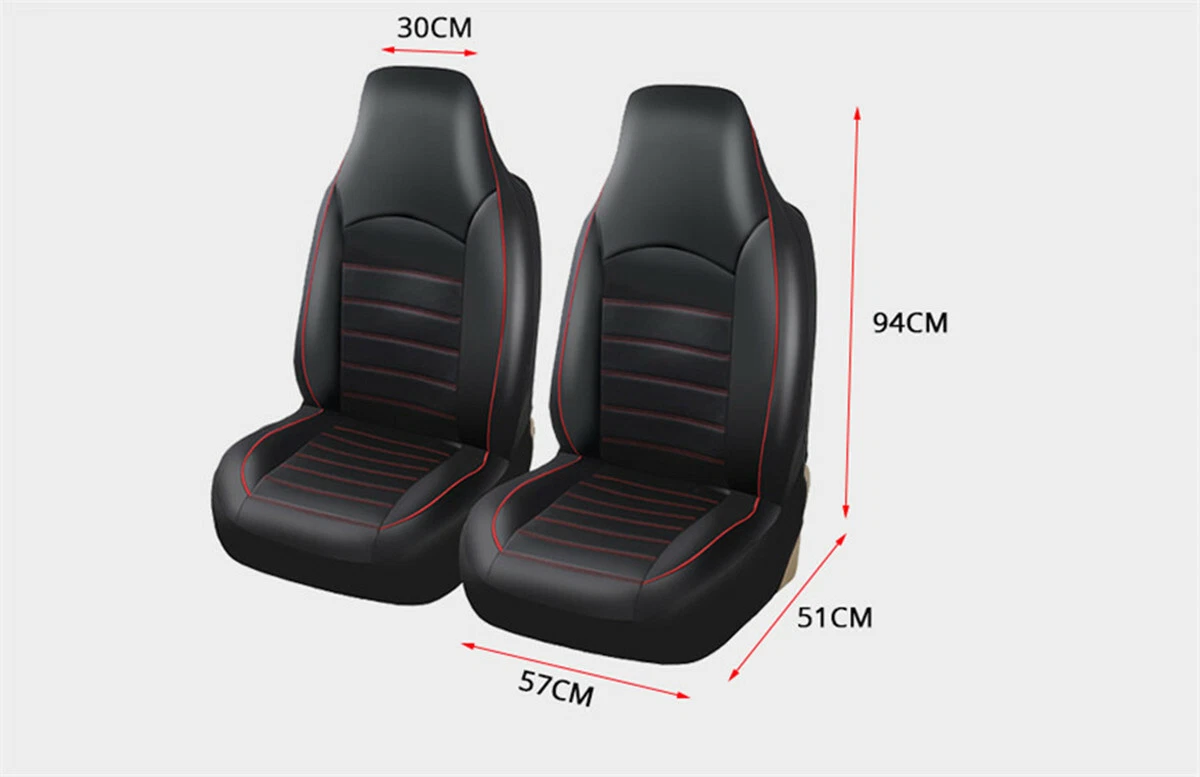 Wrinkle-free surface of black car seat cover sets