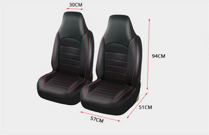 Wrinkle-free surface of black car seat cover sets