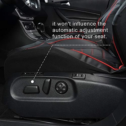 Washable car seat cover sets with smooth finish
