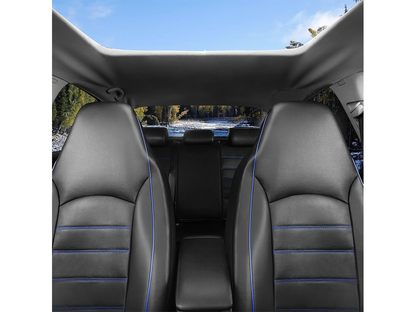 Wrinkle-free surface of car seat covers set universal