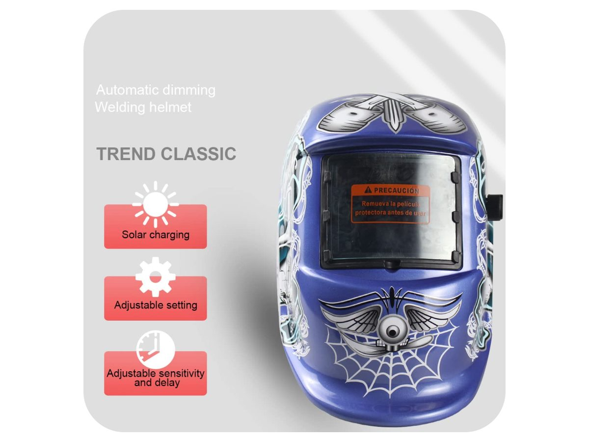Welding Helmet Solar Auto Darkening Solar & Battery