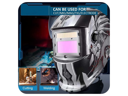 Welding Helmet Solar Auto Darkening Solar & Battery