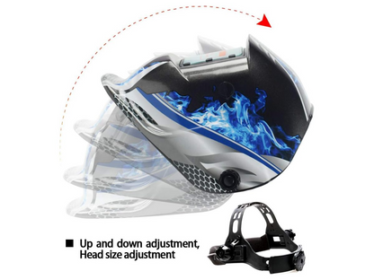 Welding Helmet Solar Auto Darkening Solar & Battery