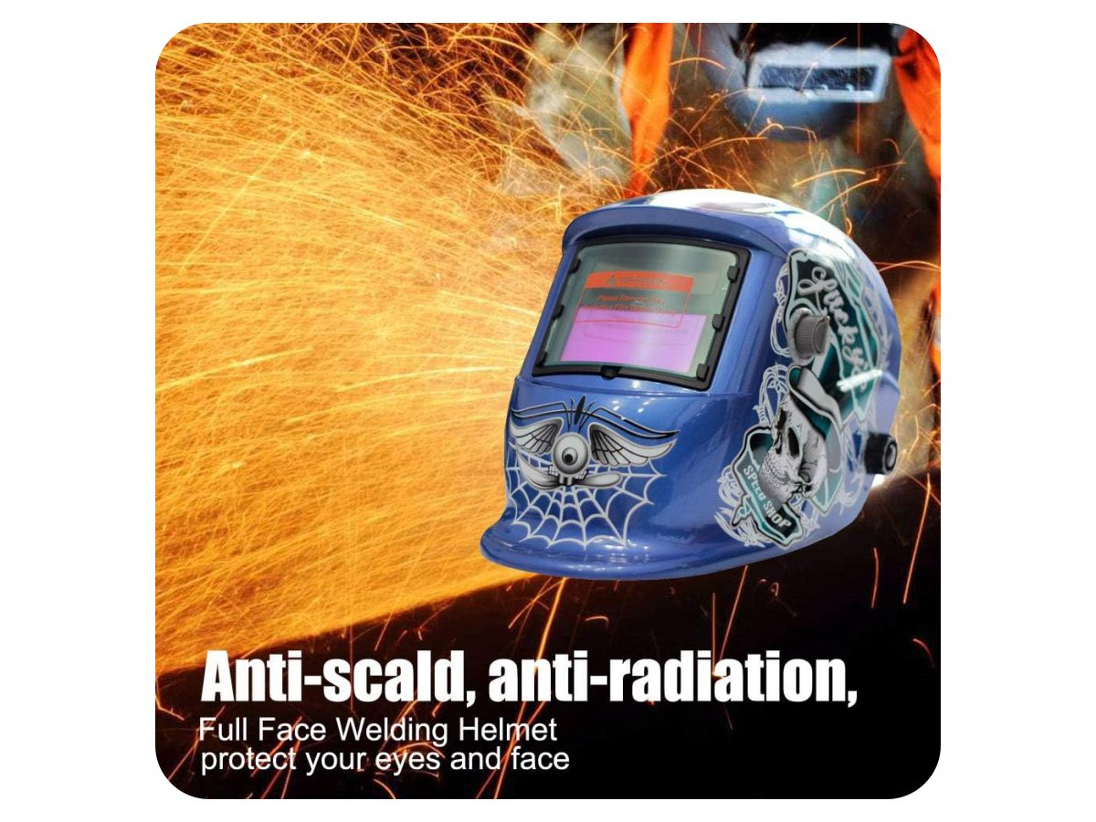 Welding Helmet Solar Auto Darkening Solar & Battery