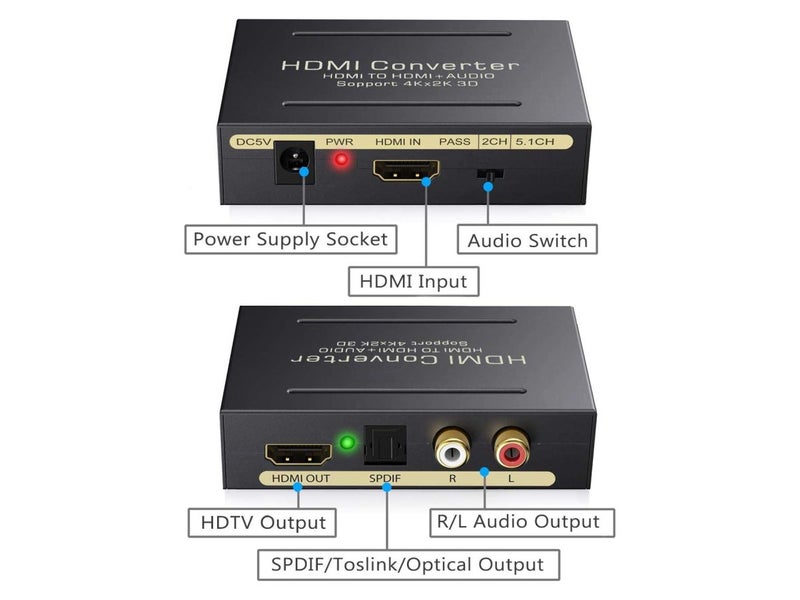 HDMI to HDMI Converter + Audio