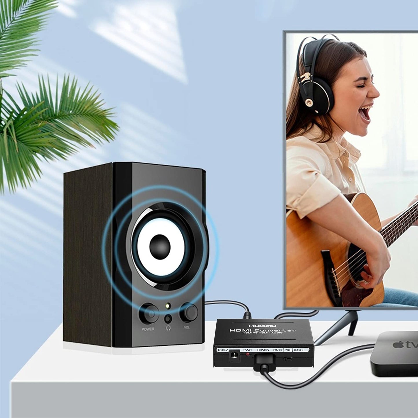 HDMI to HDMI Converter + Audio