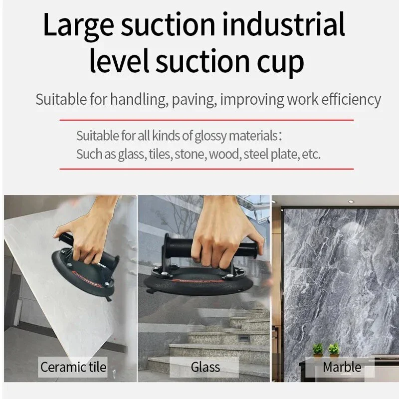 Compact glass suction cup ready for renovation use