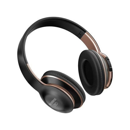 Wireless Bluetooth headphones black over-ear side view