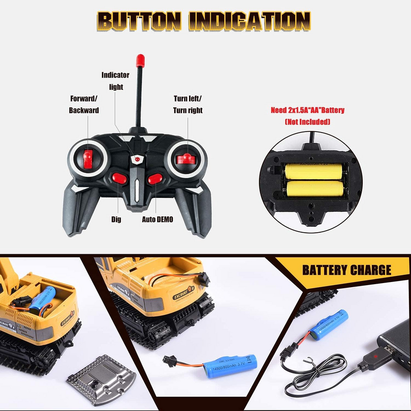 RC Car Digger Excavator
