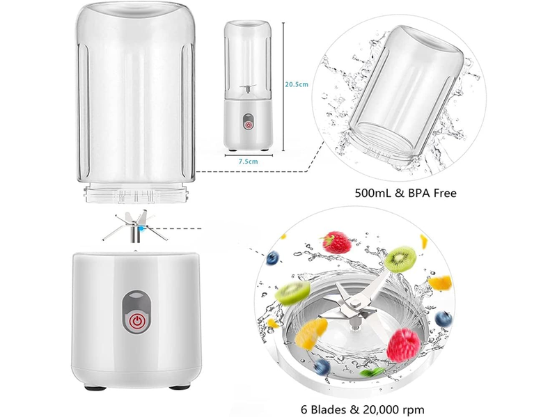 Portable Smoothie Blender Juicer