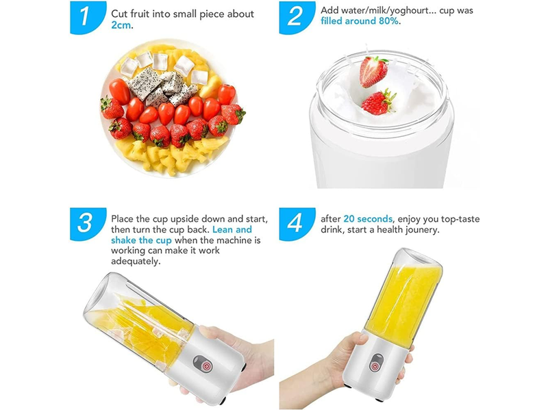 Portable Smoothie Blender Juicer