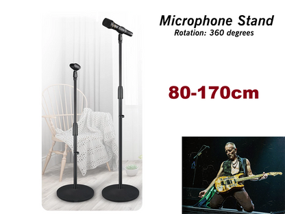 Microphone Stand Height Adjustable Tripod