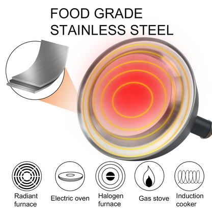 3L Smart Kettle Whistling Kettle (Stainless Steel)