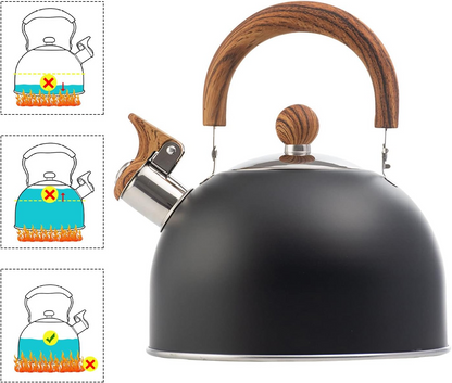 3L Smart Kettle Whistling Kettle (Stainless Steel)