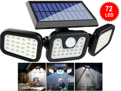 utdoor Solar Motion Sensor Light 74LED