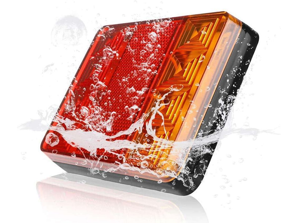 Shockproof design of LED trailer tail lights with epoxy coating