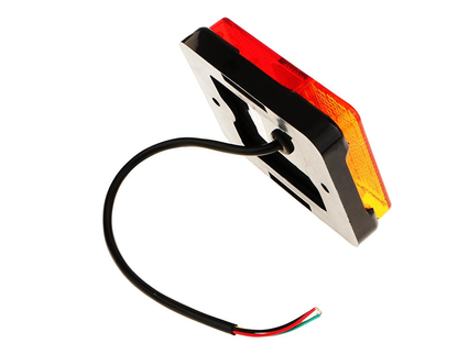 LED trailer tail lights mounted flush for embedded installation