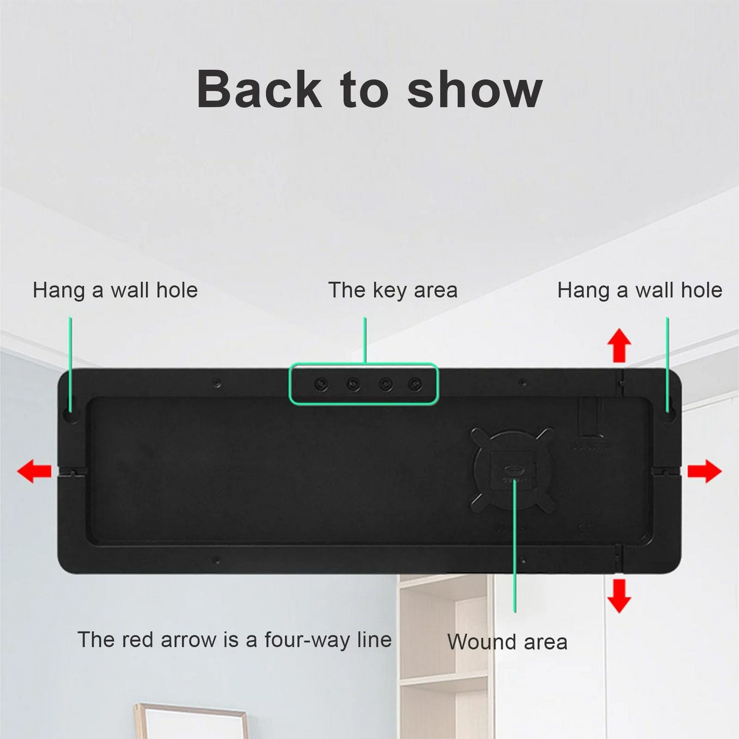 Digital Wall Clock 16 inch Large