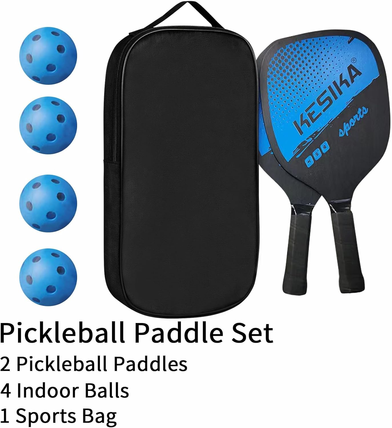 Pickleball set arranged for outdoor court use in New Zealand