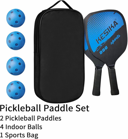 Pickleball set arranged for outdoor court use in New Zealand