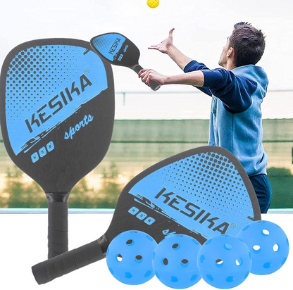 Pickleball set packed neatly in storage bag ready for travel