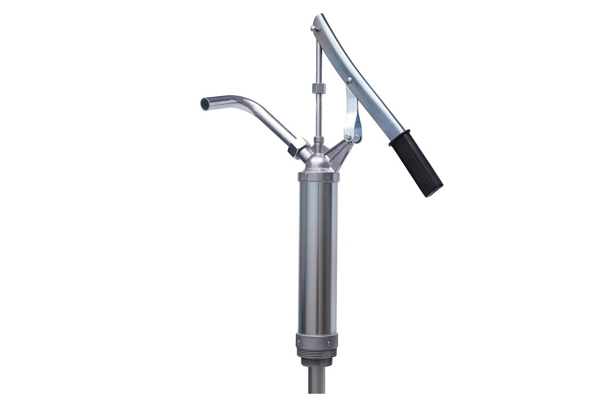 Hand rotary pump transfer pump with padded grip for easy use