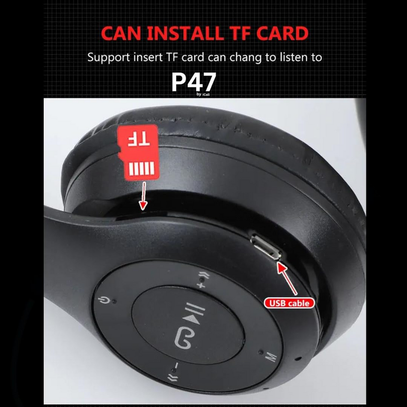 Wireless Bluetooth Headset