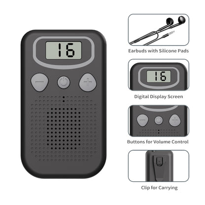 Ear hearing aids device with noise cancellation feature indicated