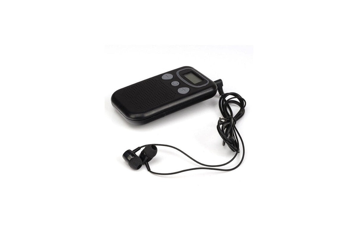 Side angle of ear hearing aids device highlighting compact size