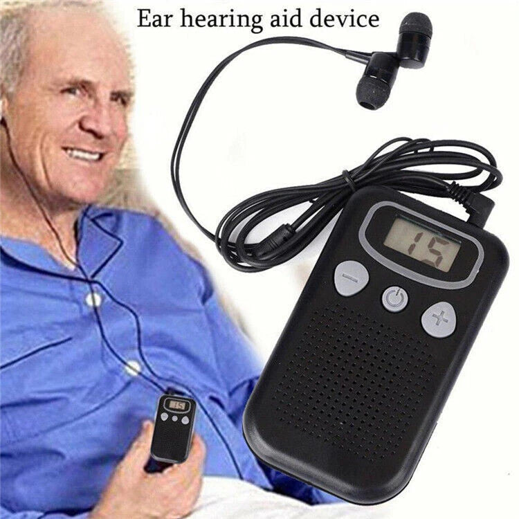 Ear hearing aids device worn behind the ear for daily use