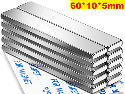 10Pcs Strong Neodymium Bar Magnets