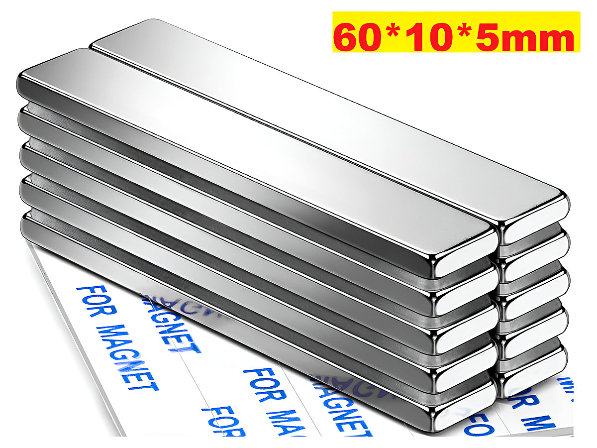 10Pcs Strong Neodymium Bar Magnets