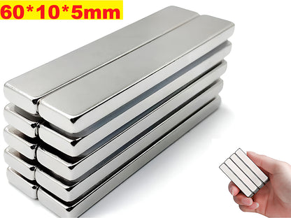 10Pcs Strong Neodymium Bar Magnets
