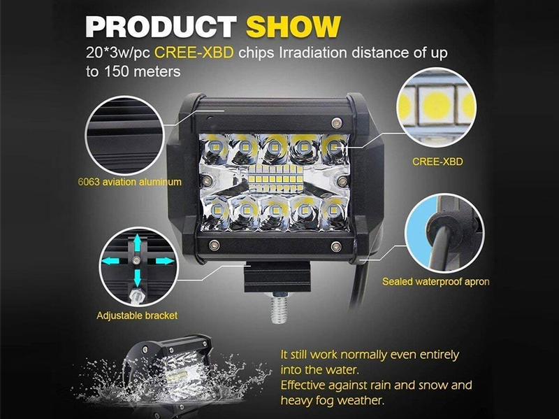 LED Spot Light Bar LED work light