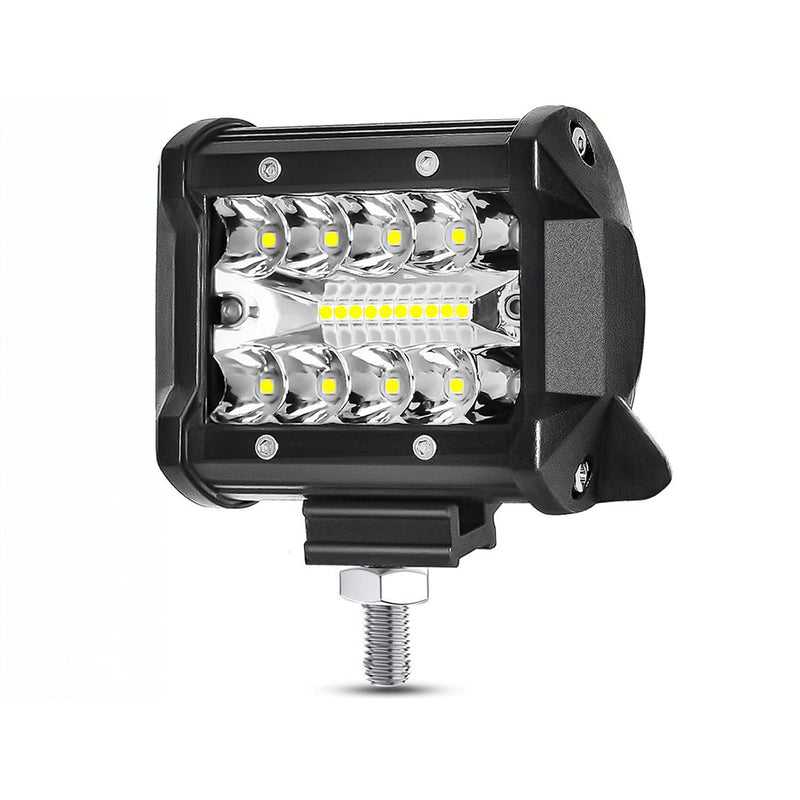 LED Spot Light Bar work light front view showing LED bulbs