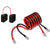 Car battery cables 4AWG black and red colour view