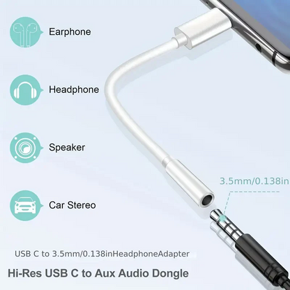 USB-C to Aux Adapter