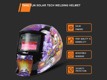 Welding Helmet Solar Auto Darkening Solar & Battery
