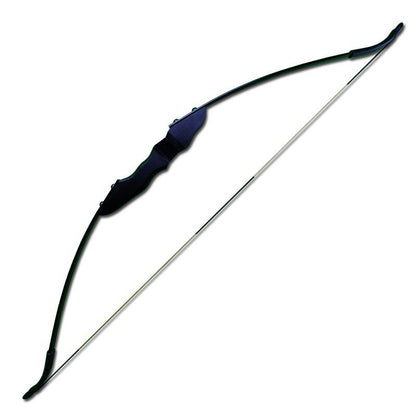 Archery hunting bow used for target practice in NZ setting