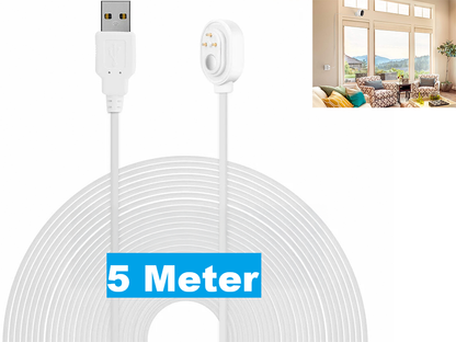 Flat design of Power Cable for Arlo for easy window fitting